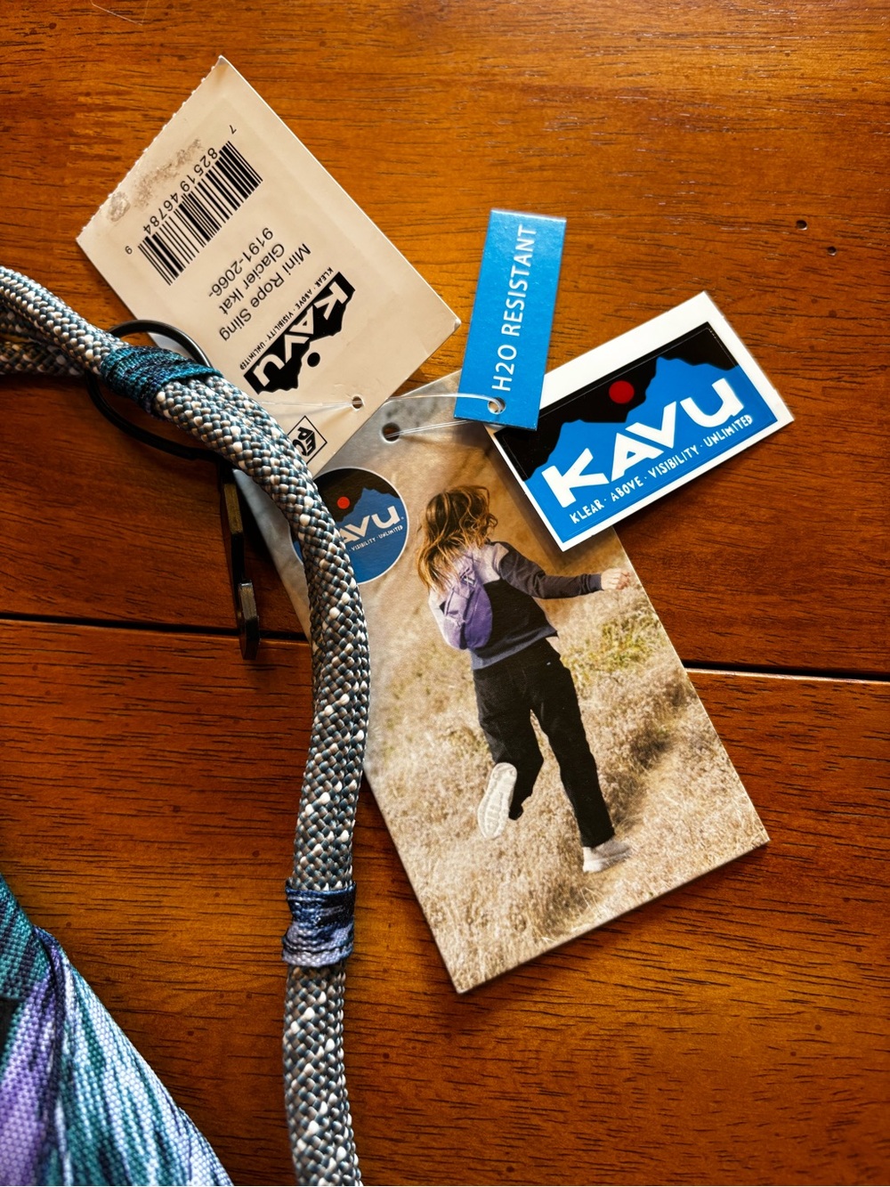 KAVU Mini Rope Sling Glacier Ikat NWT Crossbody Backpack Retired Print - Picture 3 of 8